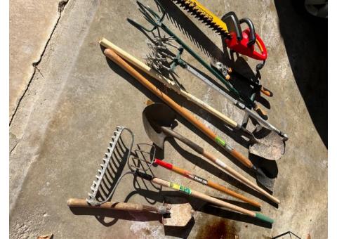Various yard tools
