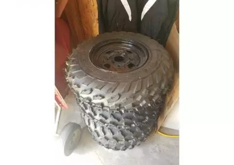 4 ATV wheels and tires